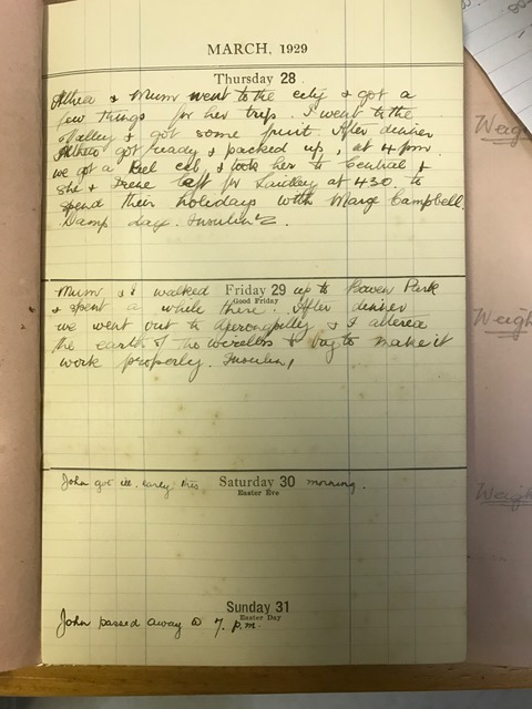 Diary 280329 to 310329